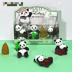 Borrador <span class=keywords><strong>de</strong></span> Goma 3D con Forma <span class=keywords><strong>de</strong></span> Panda Monstruo, Temática <span class=keywords><strong>de</strong></span> Comida, Creativo, para Estudiantes, Regalos <span class=keywords><strong>de</strong></span> Papelería con Múltiples Temas Lindos - Product Image 4