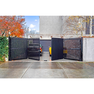 Kim loại gấp cổng chính cantilever cổng tự động rèn sắt Bifold đường lái xe cổng biệt thự gấp cổng - Product Image 6