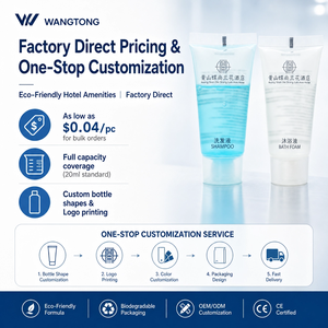 Jetable en gros pas cher biodégradable écologique nourrissant salle de bain hôtel articles de toilette shampooing <span class=keywords><strong>gel</strong></span> de bain - Product Image 2