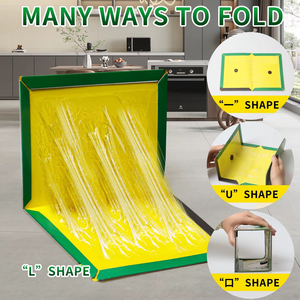 Trampas de Papel Desechables al por Mayor para Ratones, Trampas de Gel Adhesivas para el Control de Roedores en el Hogar y Granja, Captura de Ratas - Product Image 3