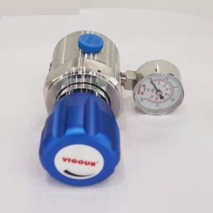 1.7 Cilindro High-Flow High-Pressure Line Regulador para GLP Hélio Propano 1/2 NPT Chrome Plated Latão Conexão Tubo Soldado - Product Image 2