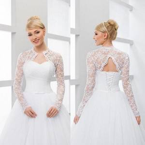 Robe de mariée QUEENS GOWN, élégante robe de mariée <span class=keywords><strong>ivoire</strong></span>, accessoires de robe de mariée détachables, boleros de mariée - Product Image 2