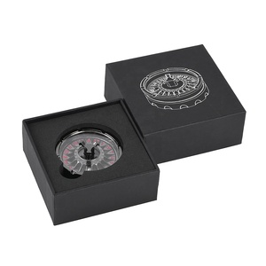 D20 <span class=keywords><strong>Roulette</strong></span> <span class=keywords><strong>Vintage</strong></span> <span class=keywords><strong>Table</strong></span> Top Jeux Set Nouveau Design Revolver Dice Rotatif Doigt Gyro Métal RPG Rôle Acrylique - Product Image 2