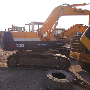 Excavadora Komatsu de 20 toneladas usada duradera, maquinaria de construcción, caja de cambios de motor, bomba hidráulica, buenas condiciones de funcionamiento para - Product Image 2