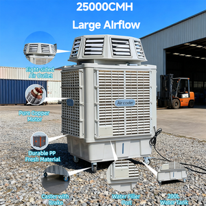 25000CMH de alta potencia portátil industrial evaporativo coche enfriador de aire de pie con tanque de agua - Product Image 3