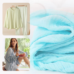 Factory Stock 100% Cotton Muslin Fabric 125gsm pink <strong>White</strong> Double <strong>Gauze</strong> Fabric for Baby - Product Image 3