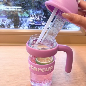 MAIMA - Taza de Café Portátil de Plástico de 920 ml, Taza de Viaje para Oficina, Botella de Agua Potable con Asa - Product Image 6