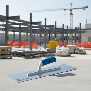 Truelle à plâtre AUSONIA pour pose de revêtements de sol avec lame en acier inoxydable de 42x12 cm, fabriquée en Italie, pour plâtre vénitien - Product Image 2