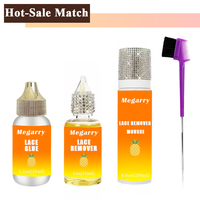 Dissolvant de colle de dentelle de cheveux de marque privée pour colle de cheveux imperméable formule sans danger pour perruque de dentelle Spray dissolvant de colle