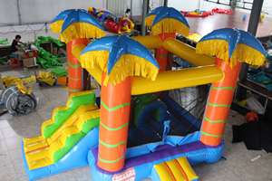 ปราสาทลมเป่าลม PVC แบบเป็นมิตรกับสิ่งแวดล้อม ลดราคาพิเศษ รับน้ำหนักได้ 300 กก. สำหรับเด็ก 8 คน เหมาะสำหรับเช่าจัดงานปาร์ตี้เชิงพาณิชย์ - Product Image 5