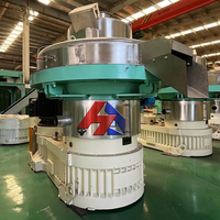 Machine à granulés de biomasse à matrice annulaire en acier inoxydable, moteur haute performance pour usage agricole et industriel, traitement de la coque de riz, de la paille et de l'herbe