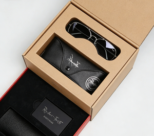 กล่องบรรจุภัณฑ์แว่นตาแบบพกพา ทำจากวัสดุรีไซเคิลรักษ์โลก พิมพ์โลโก้ได้ตามต้องการ หรูหรา แข็งแรง ทนทาน ใช้ซ้ำได้ - Product Image 6