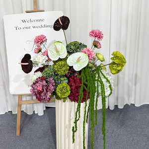 Large-Scale Realistic Silk Faux Floral Arrangement Lifelike Touch <b>Hydrangeas</b> Handmade Modern Wedding Home Decor Back School - Product Image 3