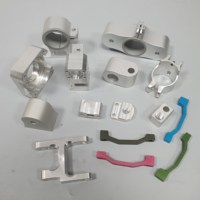 Fournisseur d'usine, pièces personnalisées colorées, pièces en aluminium anodisé usinées avec haute précision, accessoires CNC