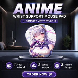 Tapis de souris de poignet d'<span class=keywords><strong>anime</strong></span> 3D en gel de silicone personnalisé fille de dessin animé <span class=keywords><strong>sexy</strong></span> tapis de souris en caoutchouc d'<span class=keywords><strong>anime</strong></span> 3D avec support de repose-poignet - Product Image 2