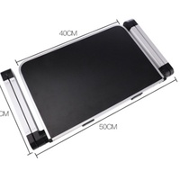 Support pour ordinateur portable en aluminium réglable, pliable, ergonomique, support portable pour ordinateur portable, bureau multifonctionnel, support pour MacBook jusqu'à 15 kg