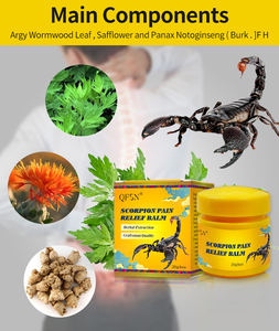 Prix d'Usine Crème de Massage Corporelle Scorpion et Menthe Formule à Base de Plantes pour Douleurs Articulaires et Musculaires et Contusions Médecine Chinoise aux Herbes - Product Image 3