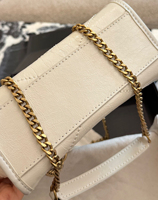 Sac fourre-tout en cuir vintage en gros, chaîne dorée, logo personnalisé fourni par l'usine