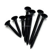 Vis à tête trompette M3.5 * 1 à haute dureté, filetage fin, oxyde noir, Phillips, pour plaques de plâtre