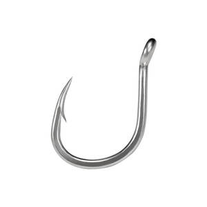 SJ41 <span class=keywords><strong>5X</strong></span> de haute qualité, robuste, 1/<span class=keywords><strong>0</strong></span>-13/<span class=keywords><strong>0</strong></span> #   Hameçon d'assistance en étain argenté pour la pêche au jigging en eau salée, pour la pêche en haute mer de gros poissons - Product Image 1