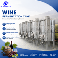 Cuve de Fermentation Sanitaire en Acier Inoxydable avec Contrôle de Température pour Vignetterie, Récipient de Fermentation, Stockage de Fruits, Équipement de Brassage