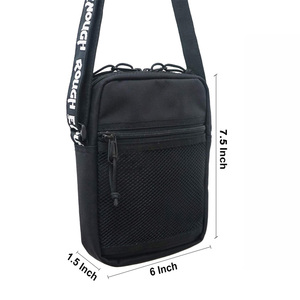 Gelory Bán Buôn Đen Crossbody Messenger Túi Tổ Chức Fanny Gói Vai Nhỏ Túi Cho Nam Giới Phụ Nữ - Product Image 4