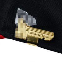 Clip de casquette GoPro de haute qualité, personnalisable, en forme de clé, pour fixation de sacoche