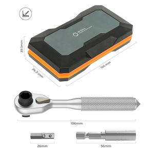 UFTOOLS Set di 42 Pezzi di Utensili Industriali Fai-da-Te con Cacciaviti, Bussole, Chiavi a Cricchetto e Kit di Attrezzi in Scatola di Plastica - Product Image 5