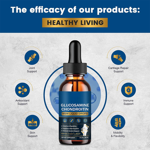 Vente chaude OEM/ODM Marque privée en gros Gouttes liquides de glucosamine et de chondroïtine Complément nutritionnel quotidien Soutien immunitaire pour - Product Image 2