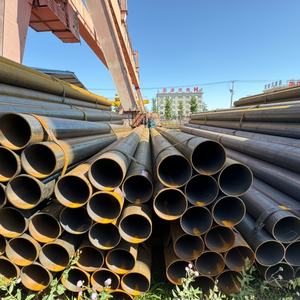 Tubería Redonda de Acero al Carbono Soldada ERW MS de Longitud Estándar de 6m 12m, Certificación API GS, Tuberías Estructurales para Petróleo y Gas GB - Product Image 1