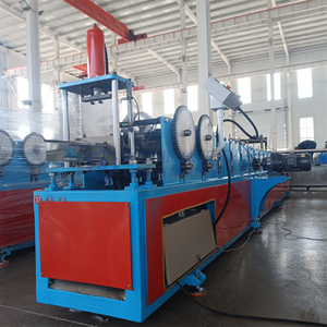 Hot bán kim loại mái mưa nước máng xối cuộn hình thành máy làm nhôm màu thép mưa máng xối Máy làm - Product Image 5