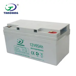 12v65ah Solar Gel Batterij 12V Energieopslag Agm Lood-Zuur Batterij 6-gmf-65 Diepe Cyclus Verzegelde Gel Batterij Voor Ups Verlichting