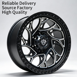 Jantes en alliage d'aluminium modifiées tout-terrain FLowtone Wheels neuves de 15 et 17 pouces pour Mitsubishi Pajero Baic BJ40 Haval <span class=keywords><strong>H5</strong></span> Suzuki Jimny - Product Image 1