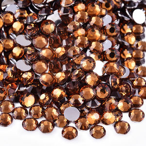 โรงงานโอเลย่า ขายส่งจำนวนมาก คริสตัลเรซิ่นแบบแบน ไม่ใช้ความร้อน ขนาด SS6-SS30 สำหรับตกแต่งเล็บ DIY - Product Image 4