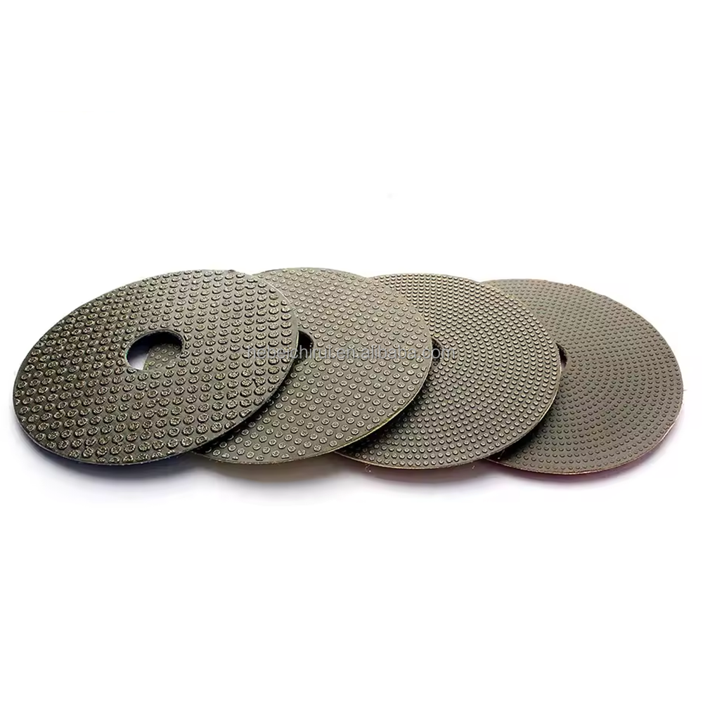 7 inch electroplated diamond pads