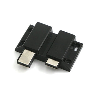 Cerradura magnética oculta de doble puerta para armario, zapatero, cocina, gabinete de vino, con mecanismo de apertura a presión. - Product Image 3