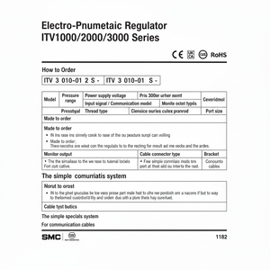 SMC Pneumatics ITV2050-33N3BL3 Régulateur électro-pneumatique Équipement électrique - Product Image 1