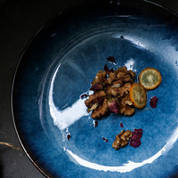 Assiette de table en porcelaine émaillée bleue, assiettes à steak en céramique, plats de service pour desserts, vaisselle de restaurant