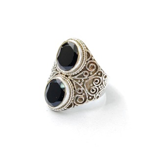 Anillo de Ónice Negro, Anillo de Plata de Ley 925 con Piedra Preciosa, Ónice Negro, Colección Hecha a Mano, Anillos Finos, Joyería de Plata, Precio al por Mayor - Product Image 4