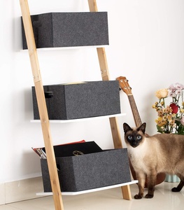 Foldable Felt Toy <b>Storage</b> <b>Basket</b> Felt <b>Storage</b> Bag <b>for</b> Kid 50 <b>Storage</b> Boxes & Bins Single 100% Polyester - Product Image 4