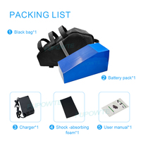 Batterie de vélo électrique triangulaire au lithium 21700 Cell 48V 52V 60V 72V 20Ah 25Ah 30Ah 35Ah 40Ah pour kits de moteur 3000W 5000W