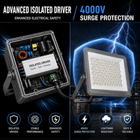 Projecteur LED Super Lumineux 200W-600W IP65 Étanche pour Stades Extérieurs avec Driver Isolé et Protection Contre les Surtensions 4000V