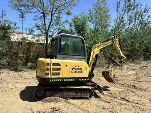 Miniexcavadora de 1 y 2 Toneladas con Accesorios de Barrena, Martillo y Cuchara, Motor Importado, Caja de Cambios y Bomba - Certificación CE - Product Image 5