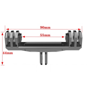 Support double pour barre d'extension, fixation double pour caméra d'action GoPro Hero 13 DJI 6 5 Insta360, accessoire pour caméra d'action Vlog - Product Image 3