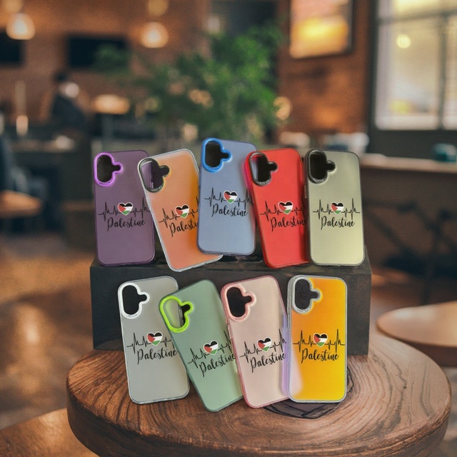 Trendy Designer Palestinian Flag Phone Case Shell for iPhone 7 8 Xs Xr 11 12 13 14 15 16 Pro Max PC Mobile Phone Accessories