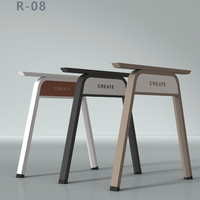 Poste de travail moderne Table de réunion Pied Base en acier Mobilier de bureau Modem en métal Revêtement en poudre Pli modulaire Bureau d'école Ltd.