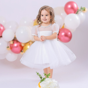 MQATZ Nuovo Abito Estivo Casual Elegante con Stampa Principessa in Poliestere/Cotone per Bambine e Ragazze L2060XZ - Product Image 2