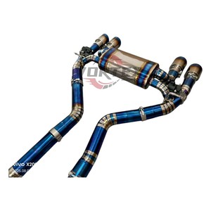 Système d'échappement Vortex haute qualité SS304 compatible avec BMW M3 F80 M4 F82 S55 Valvetronic Catback Racing Muffler Equal Length System - Product Image 5