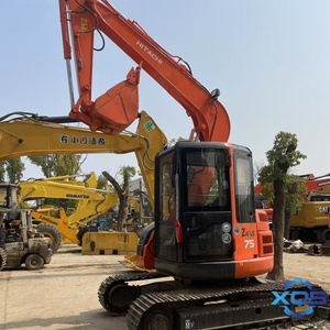รถขุดตีนตะขาบฮิตาชิ ZX75 มือสอง ขนาด 7.5 ตัน พร้อมเครื่องยนต์ อีซูซุ เกียร์ ปั๊ม PLC และลูกปืน - ราคาถูก - Product Image 1