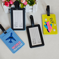 Étiquette de sac à dos vierge pour sublimation, plusieurs matériaux, étiquettes d'identification de bagages personnalisées, étiquette d'identification de bagages